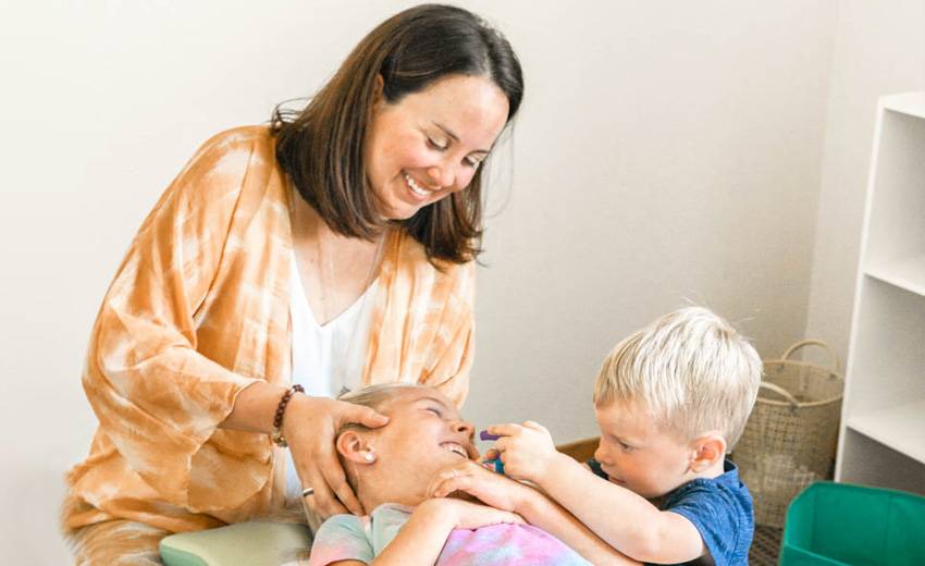 Chiropractor Appleton WI Kate Williams Pediatric Adjustment